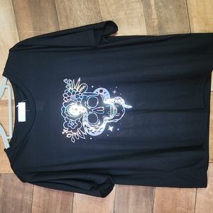 Claire's Icing Iridescent Graphic Oversized Tee Shirt NWT